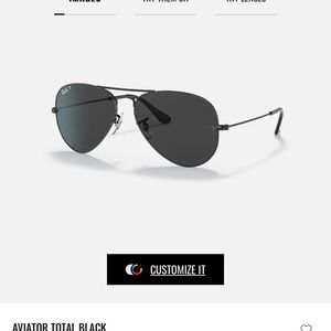 Ray Ban Aviator total black